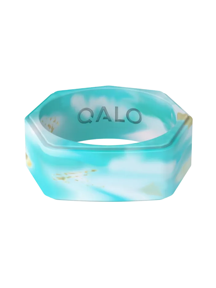 Women’s Natural Stone Lake Silicone Ring
