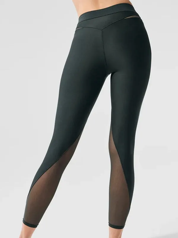 ZASUWA Female Sexy Sheer Mesh Push Up Hip-lift Leggings